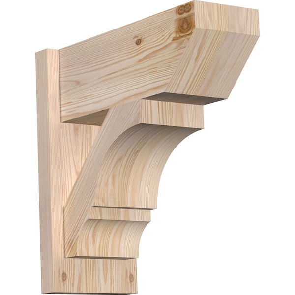 Ekena Millwork Balboa Slat Smooth Outlooker, Douglas Fir, 7 1/2"W x 18"D x 18"H OUT08X18X18BOA06SDF - main
